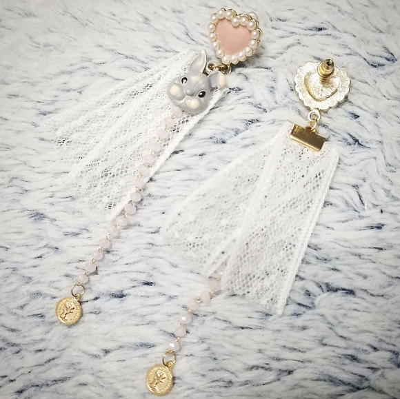 💎NEW💎ADORABLE BUNNY DROP EARRINGS - Picture 5 of 6